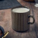 Terra Porcelain Black Fluted Mug 32cl/11.25oz additional 2
