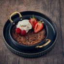 Terra Porcelain Black Fluted Presentation Plate 18cm additional 2