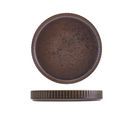 Terra Porcelain Black Fluted Presentation Plate 18cm additional 1