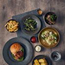 Terra Porcelain Black Fluted Presentation Plate 20.5cm additional 3