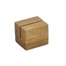 Acacia Wood Sign Holder 3 x 2.5 x 2.5cm additional 1