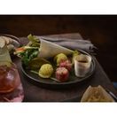 Terra Porcelain Black Low Presentation Plate 21cm additional 2