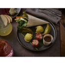 Terra Porcelain Black Low Presentation Plate 21cm additional 3