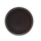 Terra Porcelain Black Low Presentation Plate 25cm additional 1