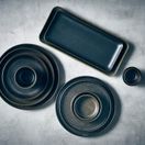 Terra Porcelain Black Narrow Rectangular Platter 31 x 14cm additional 4