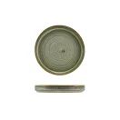 Terra Porcelain Matt Grey Low Presentation Plate 14cm additional 1