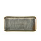 Terra Porcelain Matt Grey Narrow Rectangular Platter 27 x 12.5cm additional 1