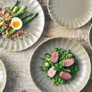 Terra Porcelain Matt Grey Scalloped Coupe Bowl 25.4cm additional 4