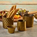 GenWare Gold Vintage Steel Hammered Serving Cup 8.5 x 8.5cm additional 3