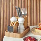 GenWare Light Wood Veneer Cutlery Holder additional 3