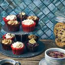Genware Slate 2-Tier Cake Stand 20/25cm additional 3