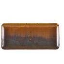 Terra Porcelain Rustic Copper Narrow Rectangular Platter 31 x 14cm additional 1