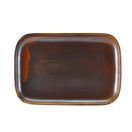 Terra Porcelain Rustic Copper Rectangular Plate 34.5 x 23.5cm additional 1
