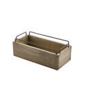 Industrial Wooden Crate 25 x 12 x 9.5cm additional 1