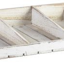 White Wash Wooden Display Crate additional 1