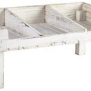 White Wash Wooden Display Crate Stand additional 1