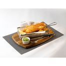 Placemat Silver 45 x 30cm PVC additional 2