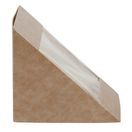 Colpac Recyclable Kraft Front-Loading Sandwich Wedges With PLA Window additional 2