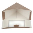 Colpac Recyclable Kraft Front-Loading Sandwich Wedges With PLA Window additional 5