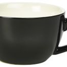 Genware Porcelain Black Bowl Shaped Cup 17.5cl/ 6oz additional 1