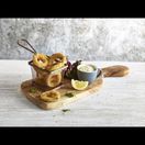 Genware Porcelain Blue Bowl Shaped Cup 9cl/ 3oz additional 4