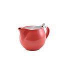GenWare Porcelain Coral Teapot with Stainless Steel Lid &amp; Infuser 50cl/ 17.6oz additional 1
