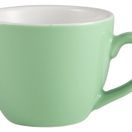 Genware Porcelain Green Bowl Shaped Cup 9cl/ 3oz additional 1
