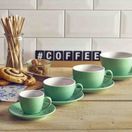 Genware Porcelain Green Saucer 13.5cm/ 5.25" additional 2