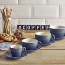 Genware Porcelain Grey Bowl Shaped Cup 17.5cl/ 6oz additional 2