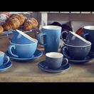 Genware Porcelain Grey Bowl Shaped Cup 9cl/ 3oz additional 3