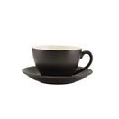 Genware Porcelain Matt Black Bowl Shaped Cup 34cl/ 12oz additional 2