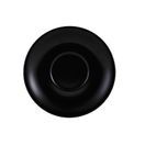 Genware Porcelain Matt Black Saucer 16cm/ 6.25" additional 1