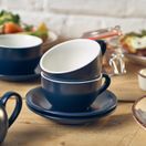 GenWare Porcelain Matt Blue Bowl Shaped Cup 17.5cl/ 6oz additional 2