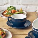 GenWare Porcelain Matt Blue Bowl Shaped Cup 25cl/ 8.75oz additional 2