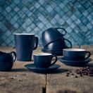 GenWare Porcelain Matt Blue Bowl Shaped Cup 9cl/ 3oz additional 2