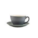 Genware Porcelain Matt Grey Bowl Shaped Cup 34cl/ 12oz additional 2