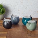 GenWare Porcelain Matt Grey Teapot with Stainless Steel Lid &amp; Infuser 50cl/ 17.6oz additional 3