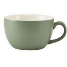 GenWare Porcelain Matt Sage Bowl Shaped Cup 25cl/ 8.75oz additional 1