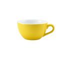 Genware Porcelain Yellow Bowl Shaped Cup 17.5cl/ 6oz additional 1