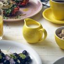 Genware Porcelain Yellow Jug 14cl/ 5oz additional 2