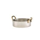 Mini Hammered Stainless Steel Casserole Dish 12 x 3.5cm additional 1