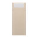 Europochette Classic Size Cream Cutlery Pouch with White 2ply Napkin additional 1