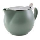 GenWare Porcelain Matt Sage Teapot with Stainless Steel Lid &amp; Infuser 50cl/ 17.6oz additional 1