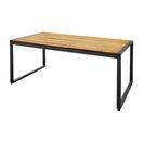 Bolero Acacia Wood and Steel Rectangular Industrial Table 1800mm additional 3