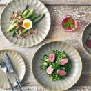 Terra Porcelain Matt Grey Scalloped Coupe Plate 26cm additional 3