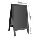 Olympia Pavement Board Black Wooden Frame 500x850mm additional 7