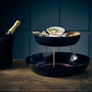 GenWare Black Hammered Aluminium Platter 31cm additional 3
