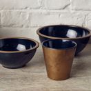 Copper/ Black Utah Melamine Bowl 16 x 7cm additional 2