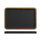 Copper/ Black Utah Melamine Tray 34 x 23cm additional 1