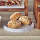 White Marble Agra Melamine Round Slab 28.5cm additional 2